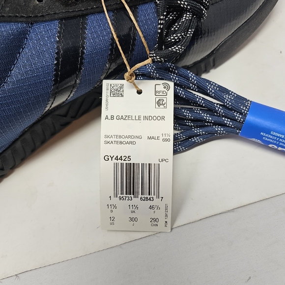 ソフト Adidas Originals A.B. Gazelle Indoor Blondey Mens Shoes Size 12